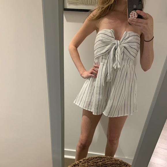 L’ATISTE white and blue romper - Picture 8 of 8